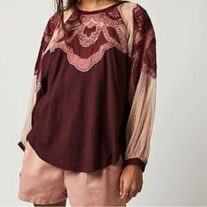 NWOT FREE PEOPLE Toni top by Free People in size L